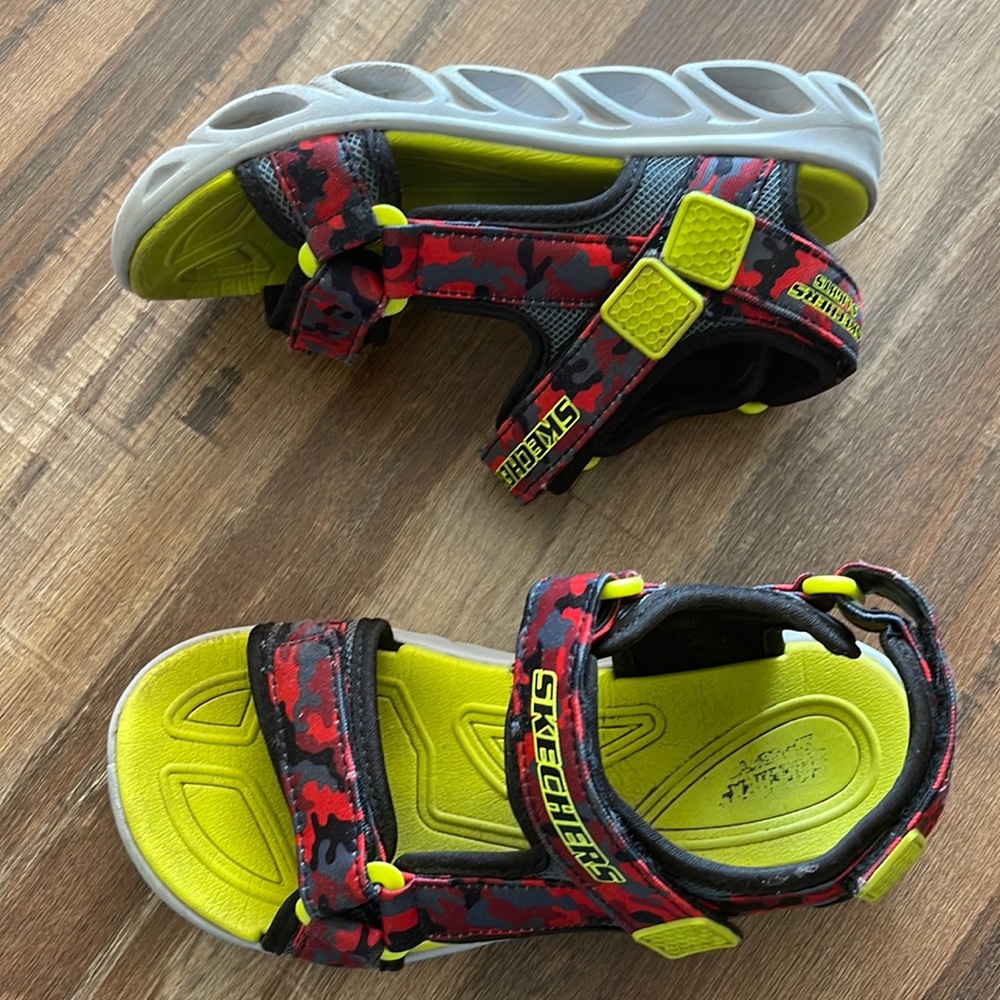 Sketcher S-Lights Sandals Camo Light Up 1